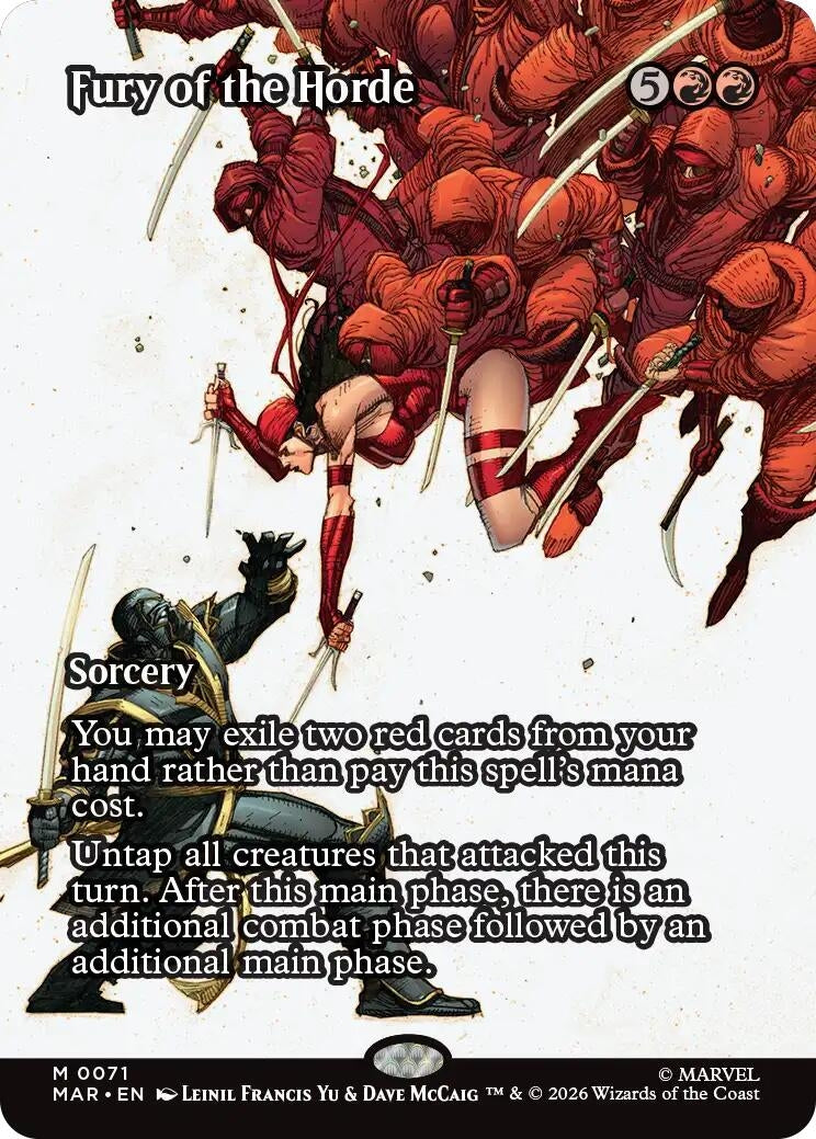 Fury of the Horde (Borderless) (71) (Marvel Universe Eternal-Legal)