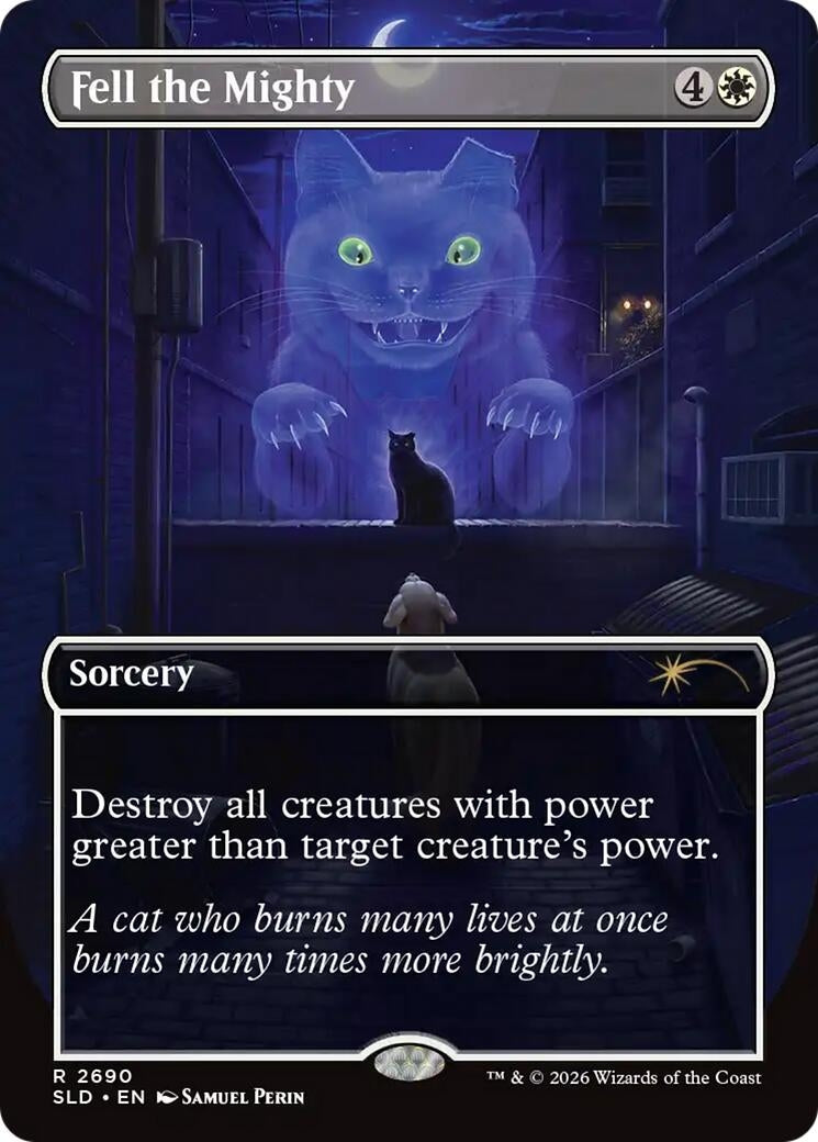 Image for Fell the Mighty (2690) (2690) (Secret Lair Drop Series) - Magic: The Gathering