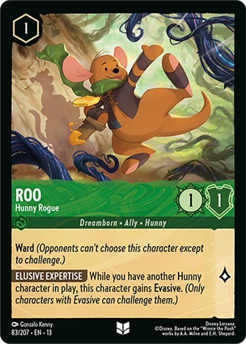 Image for Roo - Hunny Rogue (83/204) (Attack of the Vine!) - Disney Lorcana