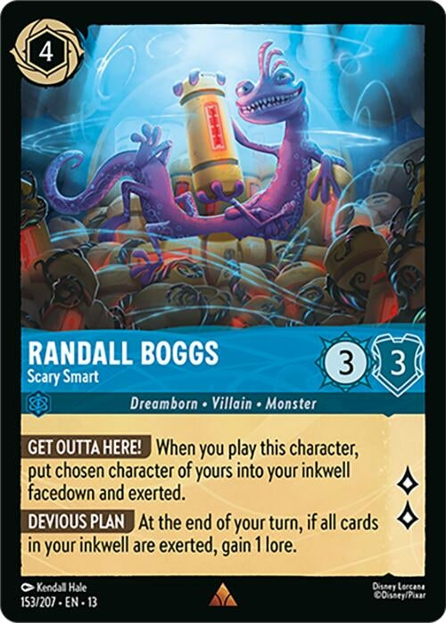 Image for Randall Boggs - Scary Smart (153/204) (Attack of the Vine!) - Disney Lorcana