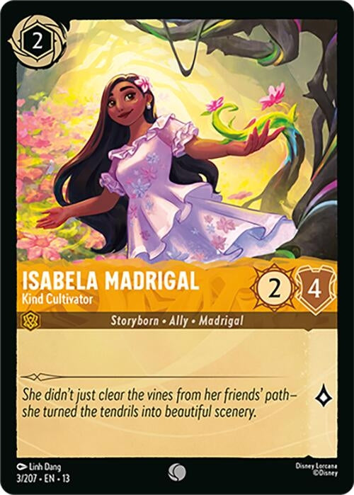Image for Isabela Madrigal - Kind Cultivator (3/204) (Attack of the Vine!) (13) - Disney Lorcana