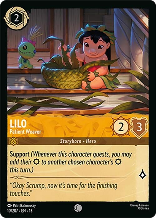 Image for Lilo - Patient Weaver (10/204) (Attack of the Vine!) (13) - Disney Lorcana
