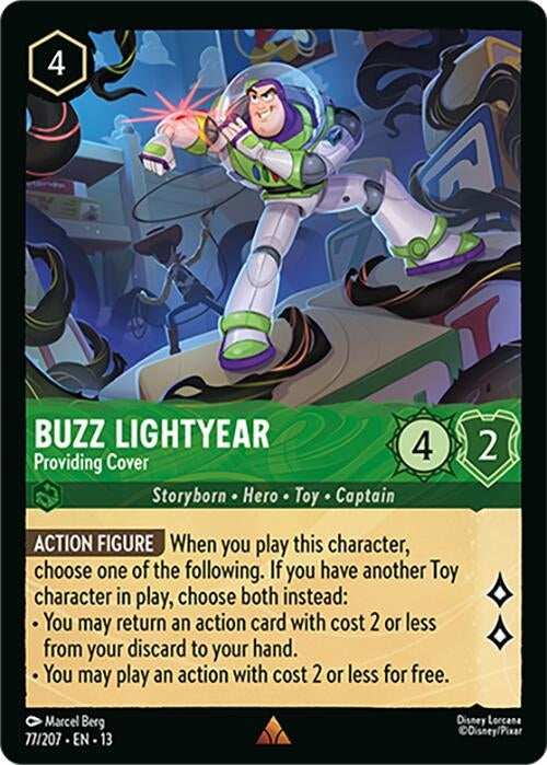 Image for Buzz Lightyear - Providing Cover (77/204) (Attack of the Vine!) (13) - Disney Lorcana