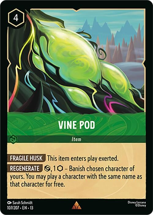 Image for Vine Pod (107/204) (Attack of the Vine!) (13) - Disney Lorcana