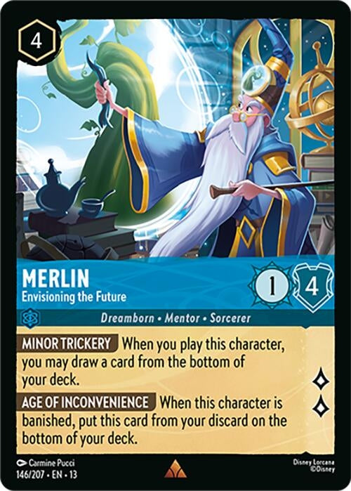 Image for Merlin - Envisioning the Future (146/204) (Attack of the Vine!) (13) - Disney Lorcana