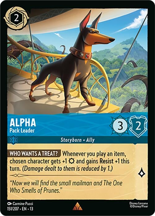 Image for Alpha - Pack Leader (151/204) (Attack of the Vine!) (13) - Disney Lorcana