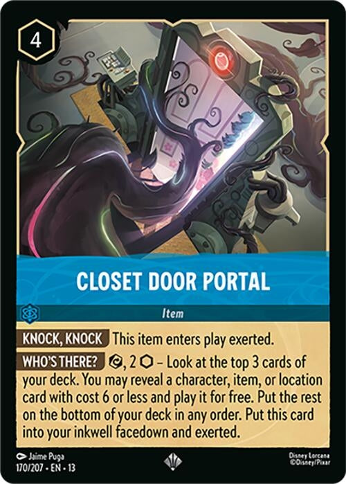 Image for Closet Door Portal (170/204) (Attack of the Vine!) (13) - Disney Lorcana