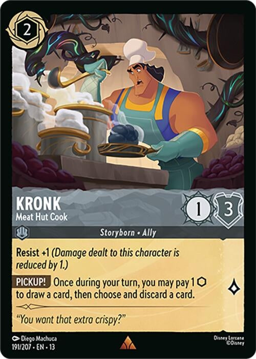 Image for Kronk - Meat Hut Cook (191/204) (Attack of the Vine!) (13) - Disney Lorcana