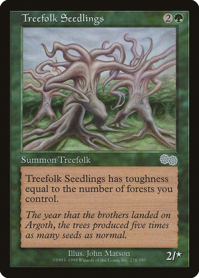 Image for Treefolk Seedlings (278) - Magic: The Gathering