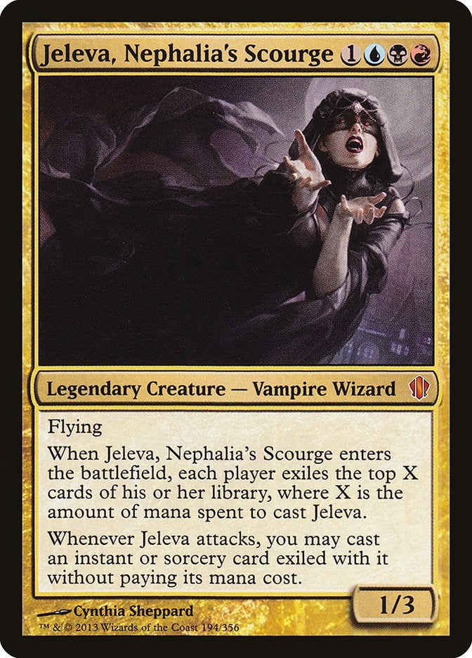 Jeleva, Nephalia's Scourge (194) (Commander 2013)