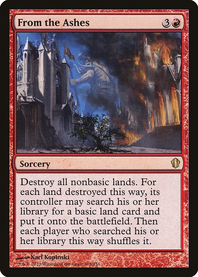 From the Ashes (108) (Commander 2013)