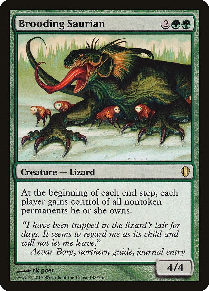 Brooding Saurian (138) (Commander 2013)