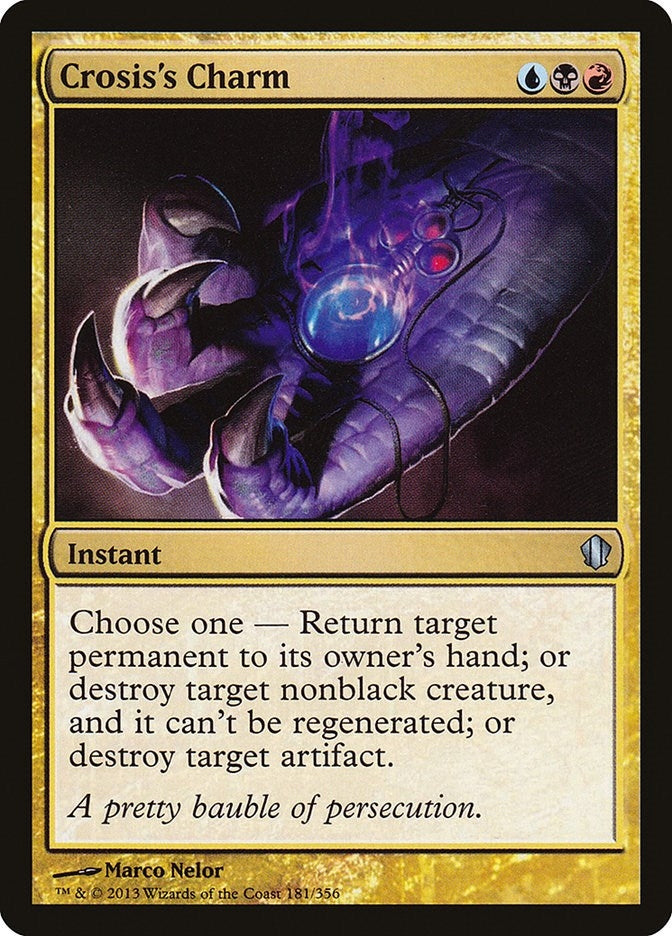 Crosis's Charm (181) (Commander 2013)