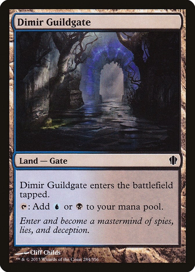 Dimir Guildgate (284) (Commander 2013)