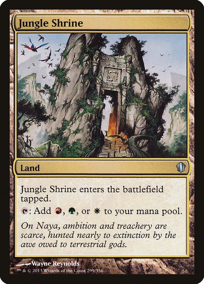 Jungle Shrine (299) (Commander 2013)