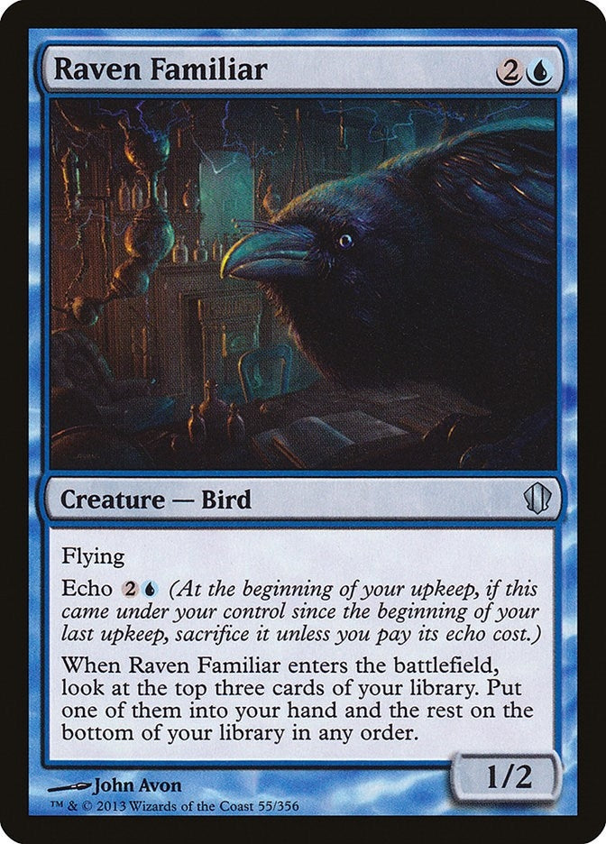 Raven Familiar (55) (Commander 2013)