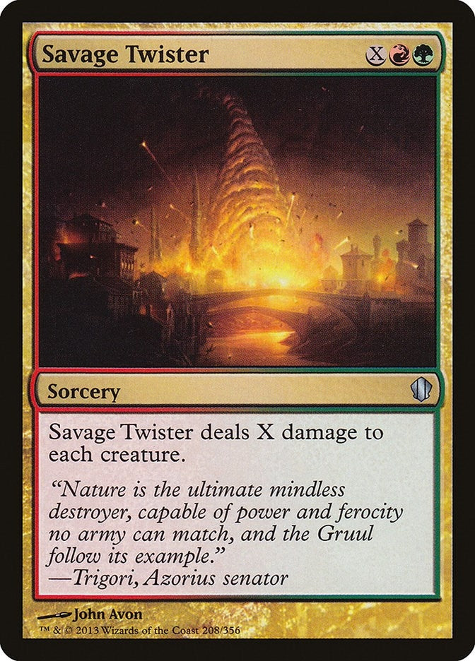 Savage Twister (208) (Commander 2013)
