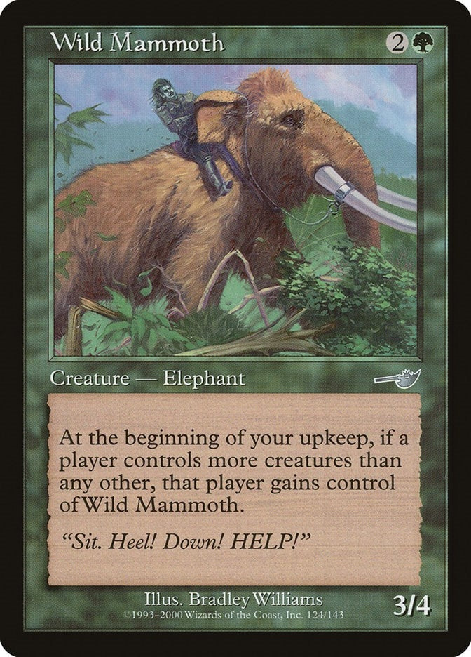 Image for Wild Mammoth (124) - Magic: The Gathering