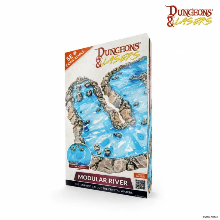 Dungeons & Lasers: Modular River Terrain Set