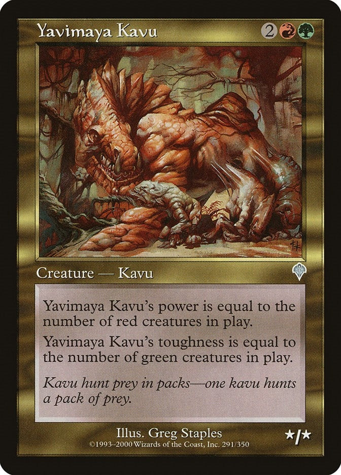 Image for Yavimaya Kavu (291) - Magic: The Gathering