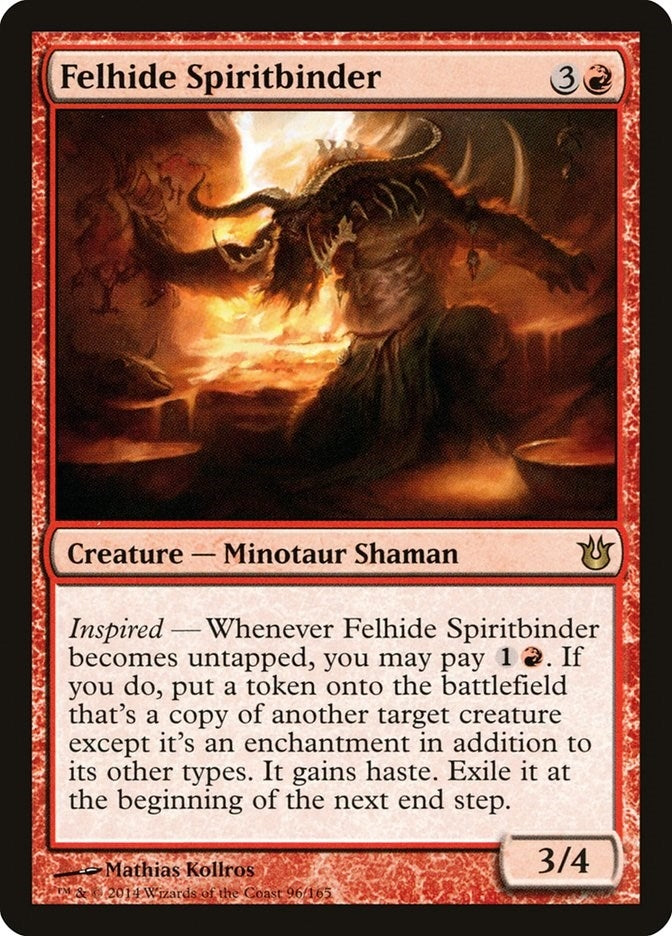 Felhide Spiritbinder (96) (Born of the Gods)