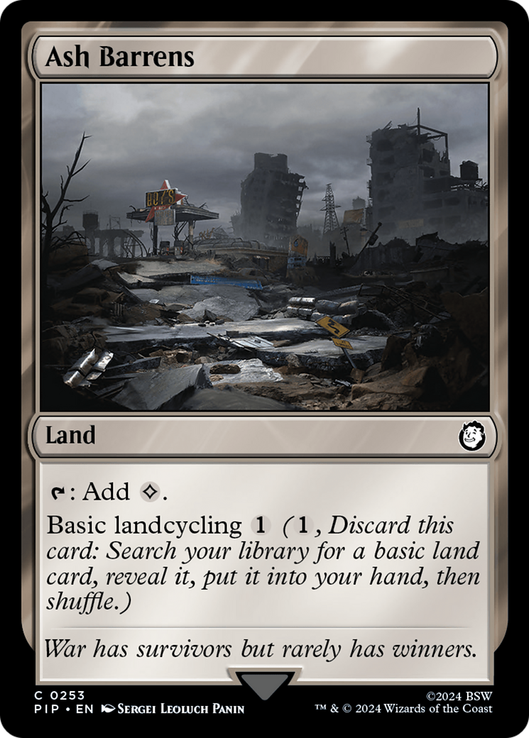 Ash Barrens (253) (Universes Beyond: Fallout)