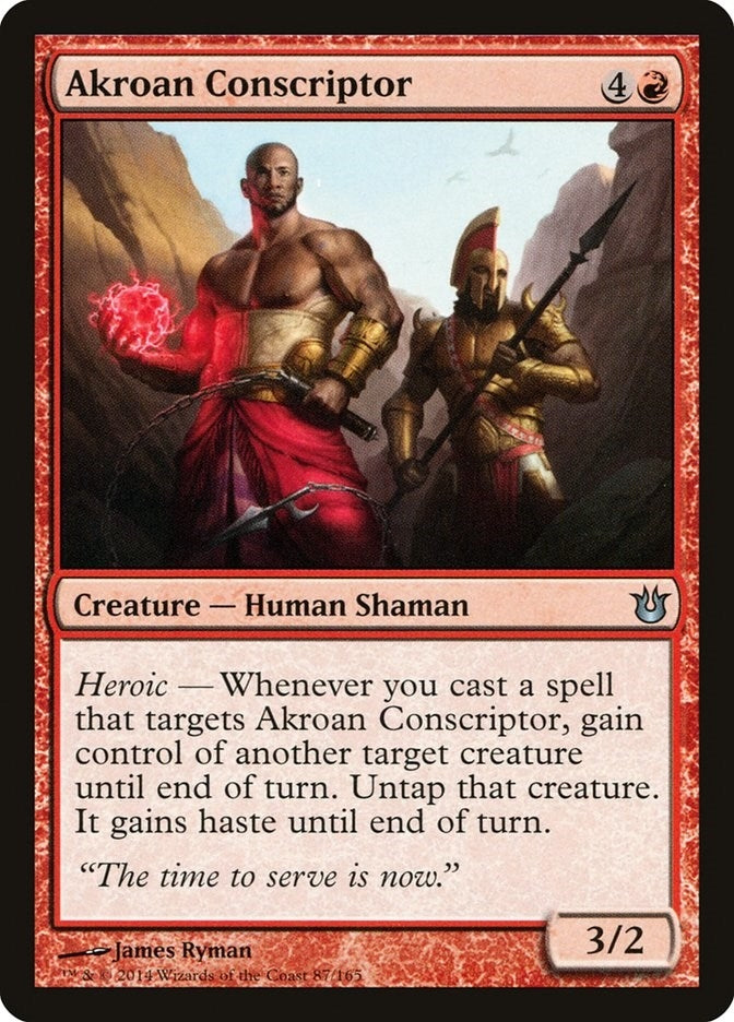 Akroan Conscriptor (87) (Born of the Gods)