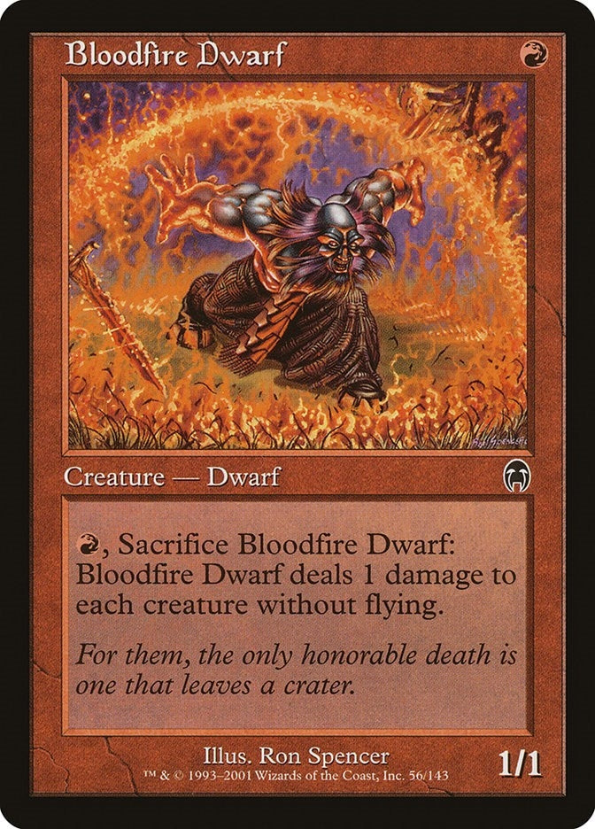 Image for Bloodfire Dwarf (56) (Apocalypse) - Magic: The Gathering