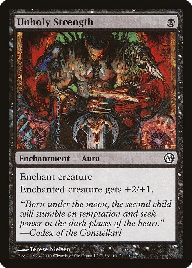 Image for Unholy Strength (36) - Magic: The Gathering