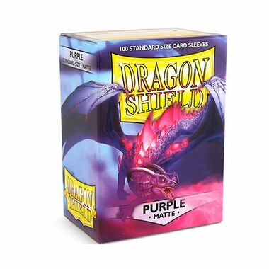 Dragon Shield Sleeves: Standard Matte - Purple 100CT