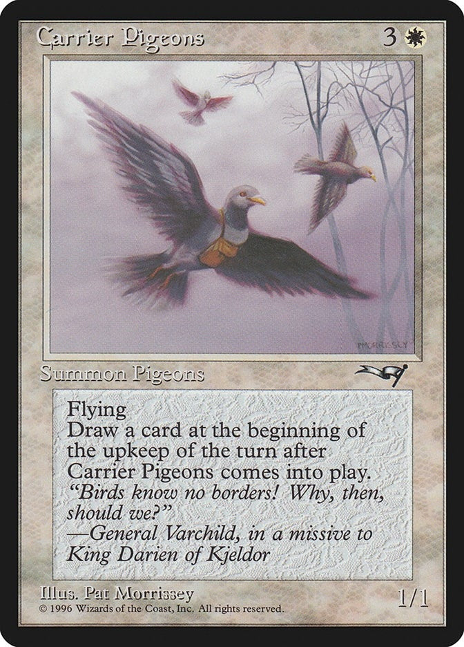 Carrier Pigeons (126) (Alliances)