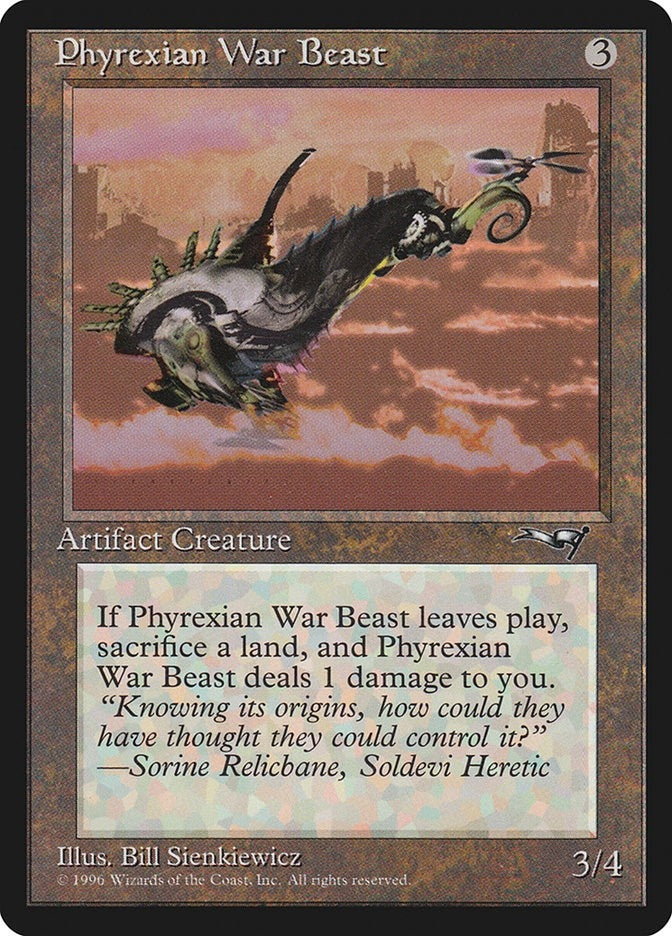 Phyrexian War Beast (Facing Right) (170) (Alliances)