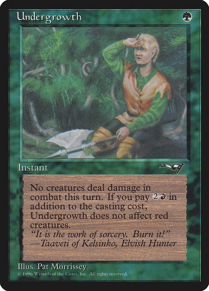 Undergrowth (Holding Axe) (88) (Alliances)