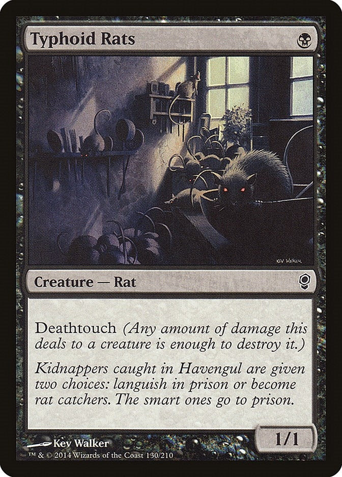 Image for Typhoid Rats (130) - Magic: The Gathering