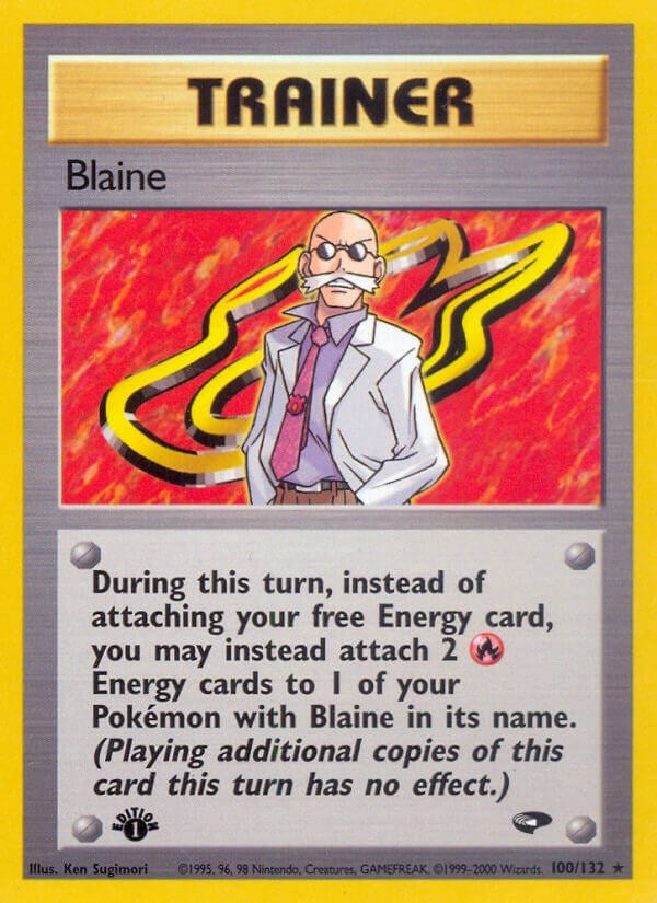 Image for Blaine (100) (100/132) (Gym Challenge) - Pokemon