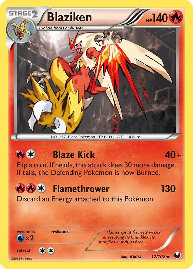 Image for Blaziken (17/108) (Dark Explorers) - Pokemon