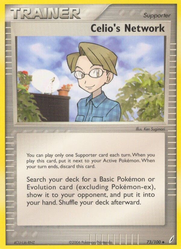 Image for Celio's Network (73/100) (Crystal Guardians) - Pokemon