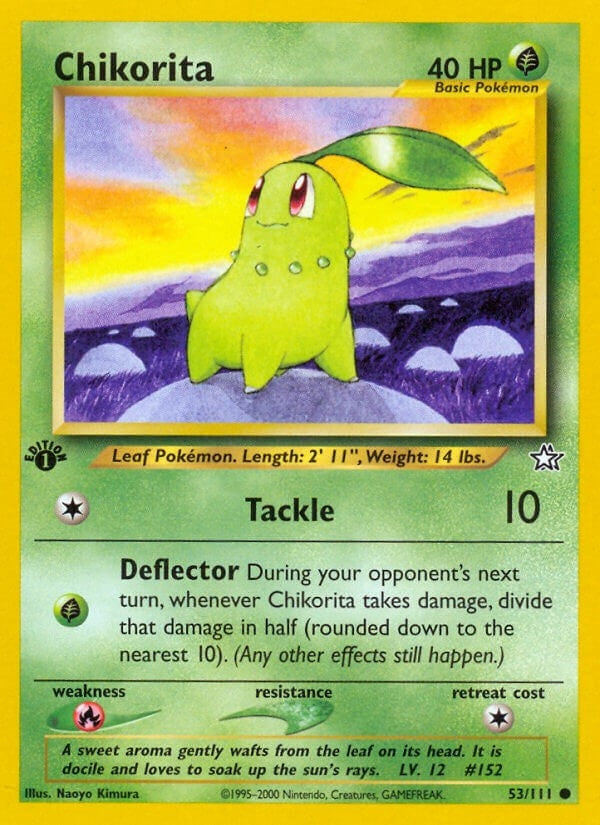 Image for Chikorita (53) (53/111) (Neo Genesis) - Pokemon