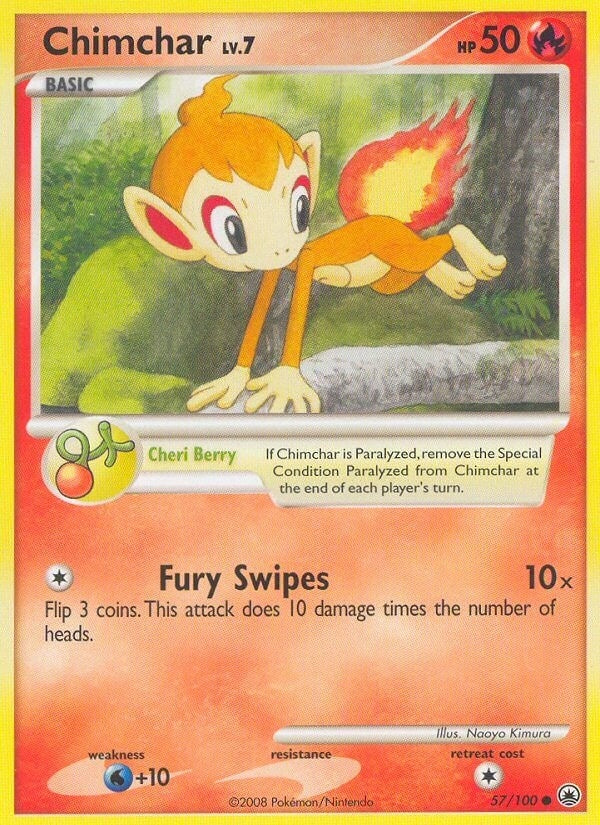 Image for Chimchar (57) (57/100) (Majestic Dawn) - Pokemon