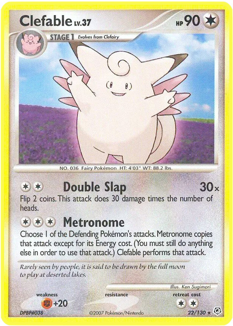 Image for Clefable (22/130) (Diamond and Pearl) - Pokemon