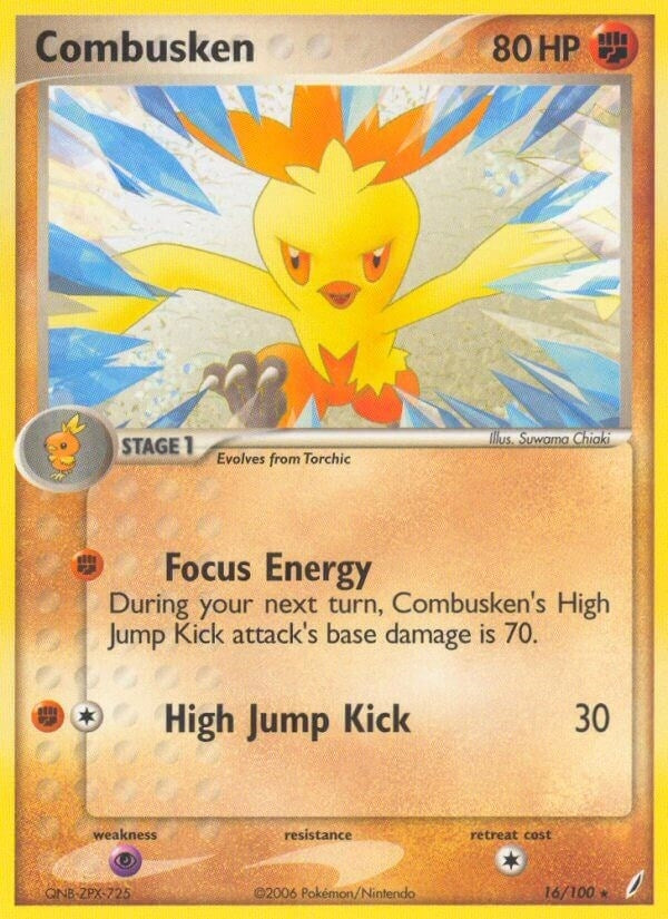 Image for Combusken (16/100) (Crystal Guardians) - Pokemon