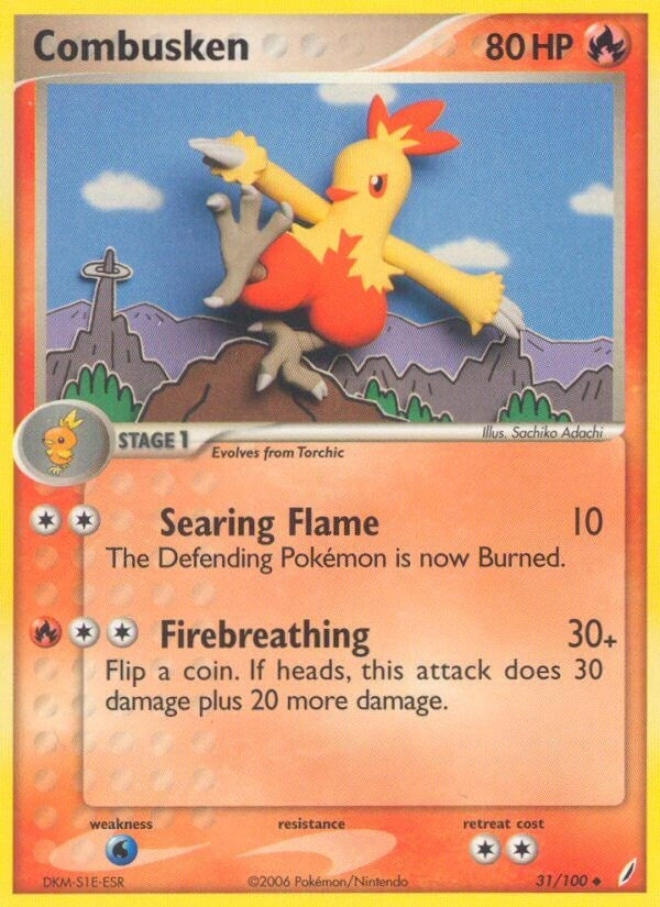 Image for Combusken (31/100) (Crystal Guardians) - Pokemon