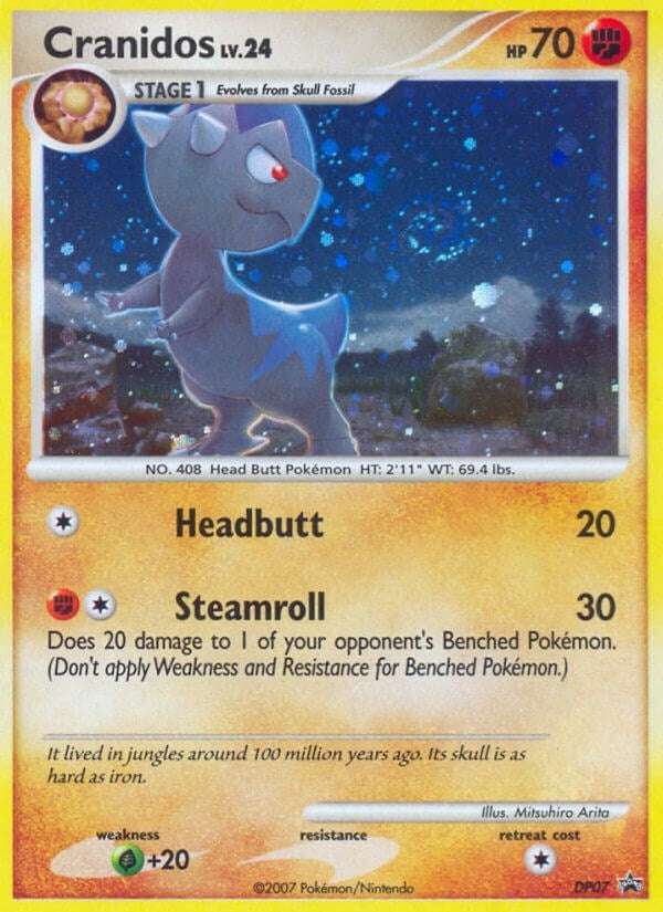 Image for Cranidos - DP07 (DP07) (Diamond and Pearl Promos) - Pokemon