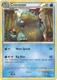 Image for Croconaw (#17) (17/30) (HGSS Trainer Kit: Gyarados & Raichu) - Pokemon