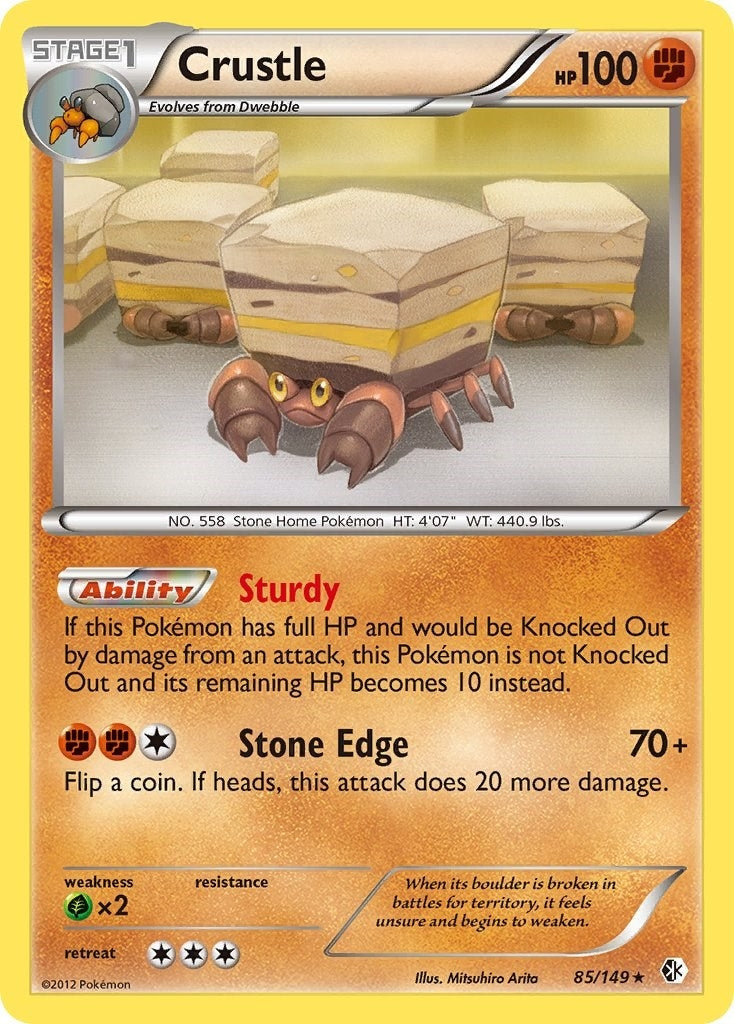 Image for Crustle (85/149) (Boundaries Crossed) - Pokemon