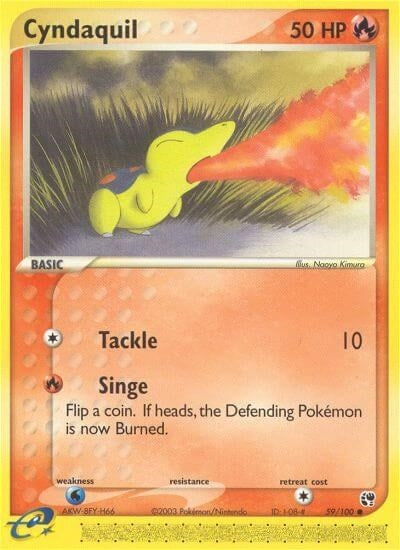 Image for Cyndaquil (59/100) (Sandstorm) - Pokemon