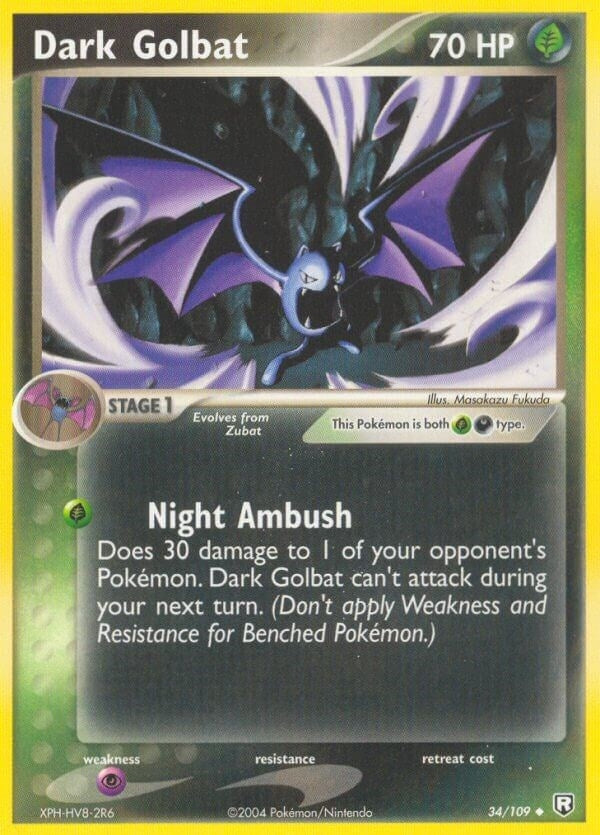 Image for Dark Golbat (34/109) (Team Rocket Returns) - Pokemon