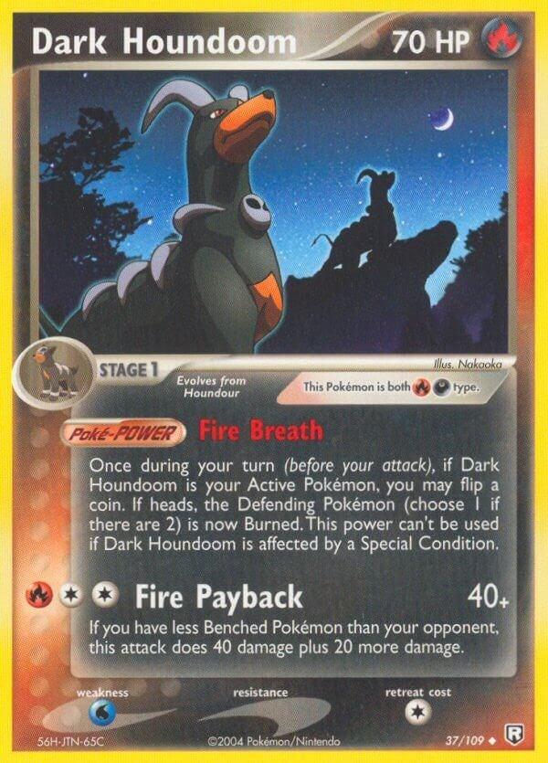 Image for Dark Houndoom (37/109) (Team Rocket Returns) - Pokemon