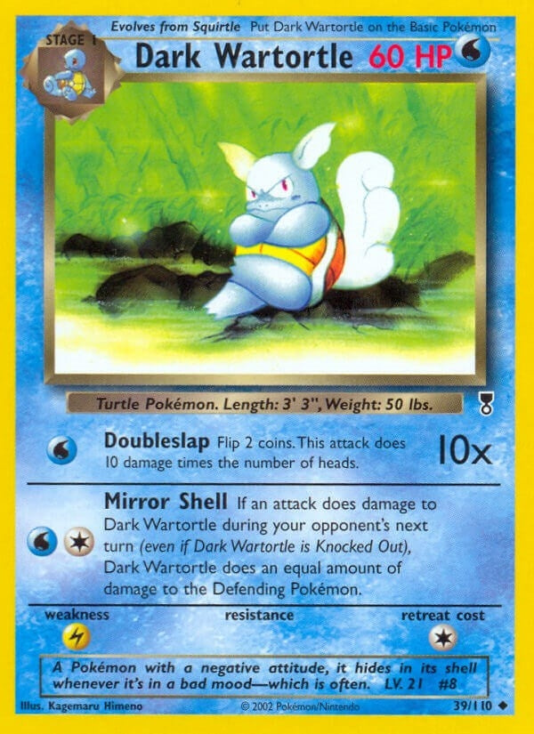 Image for Dark Wartortle (039/110) (Legendary Collection) - Pokemon