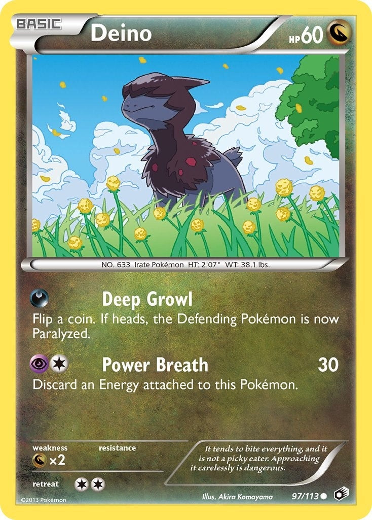 Image for Deino (97/113) (Legendary Treasures) - Pokemon